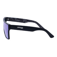 Urban Zoo Thunderball C21 Matte Black w Print / Green Revo Lenses