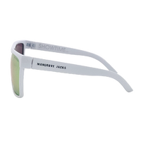 Mangrove Jacks Showtime C9 White w Temple Print / Ice Pink Revo Polarised Lenses