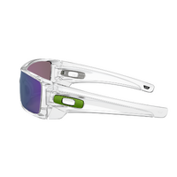 Oakley Batwolf Custom OO9101 Polished Clear / Prizm Jade Iridium Lenses