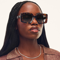 Quay Talk Show NO-NS-2764 Neutral Tortoise / Smoke Taupe Lenses
