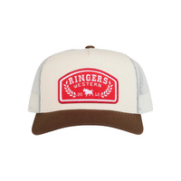 Ringers Western Wheatbelt Trucker Off White/Chocolate OSFM