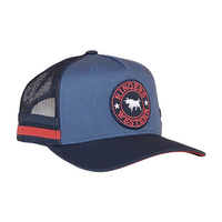 Ringers Western McCoy Kids Trucker Cap Yale Blue/Navy