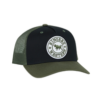 Ringers Western Signature Bull Trucker Cap Army/Black OSFM