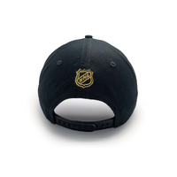 Mitchell & Ness Anaheim Ducks NHL Pro Crown Gold Logo Faded Black OSFM MJAN1177