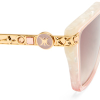 Camilla Here Comes Trouble CAM2531058 Rosewater w Ivory Marble / Brown Gradient Lenses
