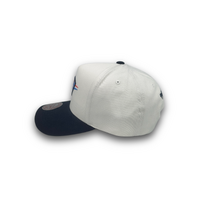 Mitchell & Ness Oklahoma City Thunder Pro Pinch Core Two Tone White Cream/Navy OSFM