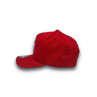 Mitchell & Ness Las Vegas Raiders Flexfit 110 Winter Colour Washed Red OSFM