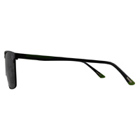 Bill Bass Tanner 28316 Gunmetal w Green / Grey Polarised Lenses