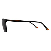 Bill Bass Tanner 28317 Black w Orange / Grey Polarised Lenses