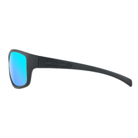 Dirty Dog Phin 53448 Satin Black / Ice Blue Mirror Polarised Lenses