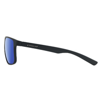 Dirty Dog Spark 53673 Satin Black / Ice Blue Mirror Polarised Lenses