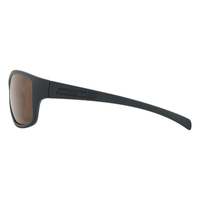 Dirty Dog Phin 53675 Satin Black / Brown Polarised Lenses