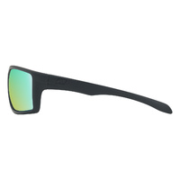 Dirty Dog Knuckle 53719 Satin Black / Green Mirror Polarised Lenses