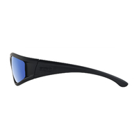 Dirty Dog Banger 53730 Satin Black / Blue Mirror Polarised Lenses