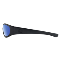 Dirty Dog Buzzer 53733 Satin Black / Blue Mirror Polarised Lenses