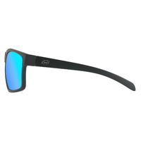 Dirty Dog Blast XL 53746 Satin Black / Ice Blue Mirror Polarised Lenses