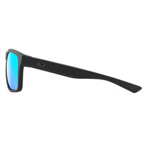 Dirty Dog Hoodlum 53770 Satin Black / Blue Mirror Polarised Lenses