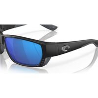 Costa Del Mar Tuna Alley 6S9009 900927-62 Matte Black / Blue Mirror Polarised Lenses
