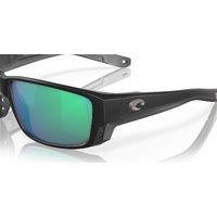 Costa Del Mar Tuna Alley Pro 6S9105 910502-60 Matte Black / Green Mirror Polarised Lenses