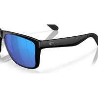 Costa Del Mar Los Alijos 6S9126 912601-59 Matte Black / Blue Mirror Polarised Lenses