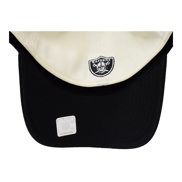 New Era Oakland Las Vegas Raiders Hat Visor One Size Fits All Black