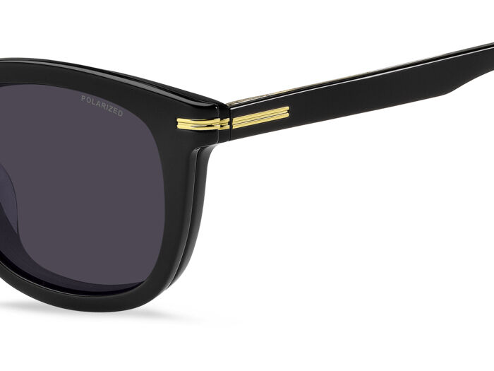 Hugo Boss Clip-On BOSS 1725/G/CS 807 M9 51 Black / Grey Polarised Lenses
