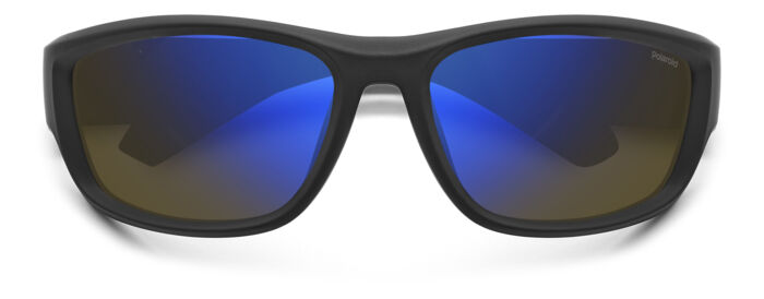 Polaroid PLD 2166/S 0VK 5X 62 Matte Black Blue / Blue Mirror Polarised Lenses
