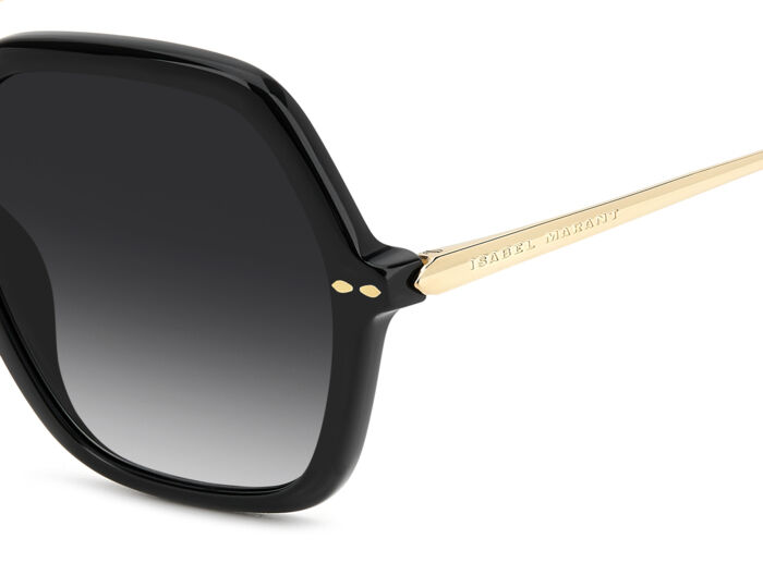 Isabel Marant IM 0206/G/S 2M2 9O 56 Black Gold / Dark Grey Gradient Lenses