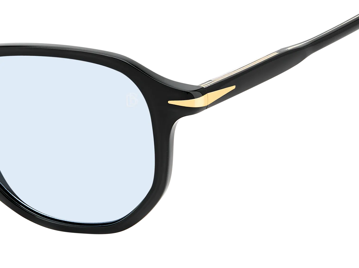 David Beckham DB 1140/S 807 QZ 50 Black / Azure Photochromic Lenses
