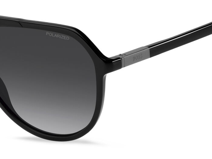 Hugo Boss BOSS 1831/S 807 WJ 58 Black / Grey Gradient Polarised Lenses