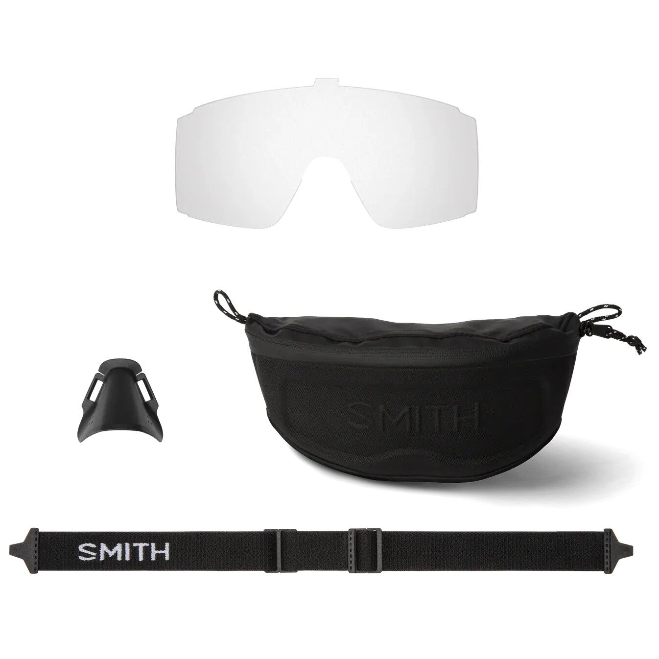 Smith Pursuit 003 GH 99 Matte Black / Blue Mirror Chromapop Photochromic Lenses