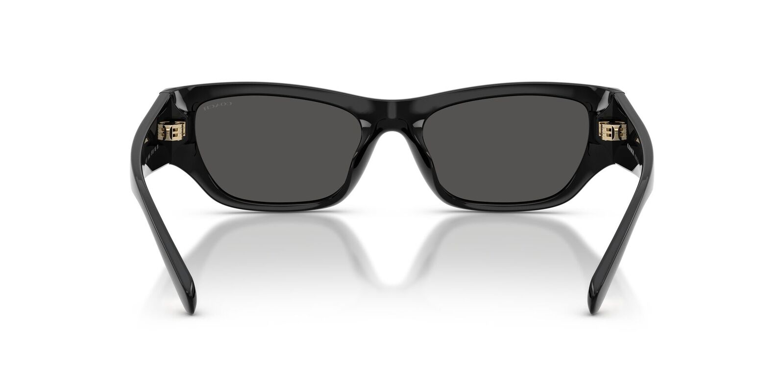 Coach CFU16 HC8470D 500287-55 Black / Grey Solid Lenses
