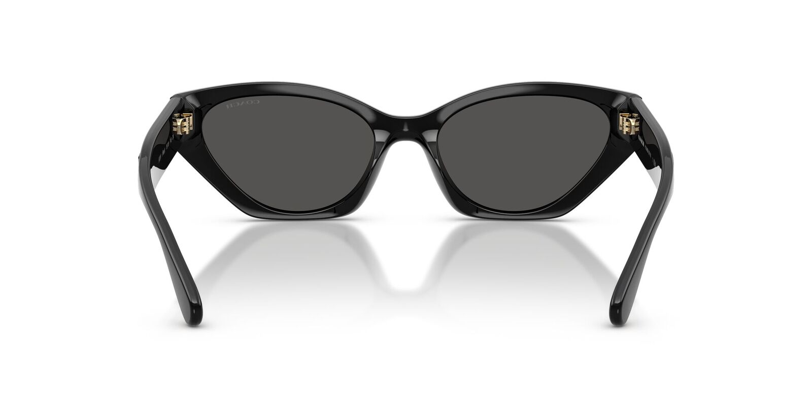 Coach CFT83 HC8459U 500287-55 Black / Grey Solid Lenses