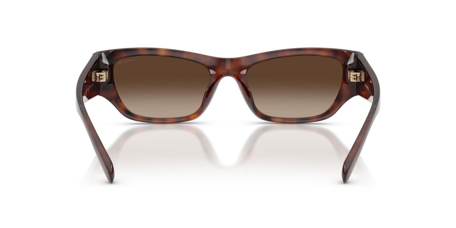 Coach CFU16 HC8470D 512087-55 Dark Tortoise / Brown Gradient Polarised Lenses