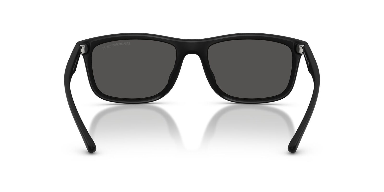 Emporio Armani EA4277U 500187-57 Matte Black Rubber / Dark Grey Lenses
