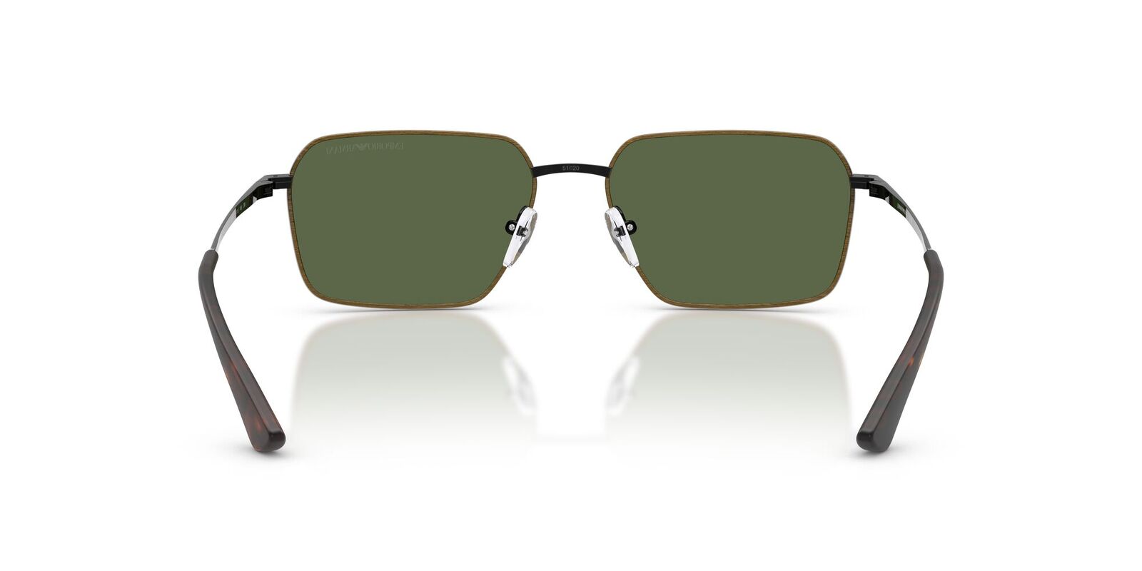 Emporio Armani EA2178 344671-54 Shiny Anticate Gold / Dark Green Lenses