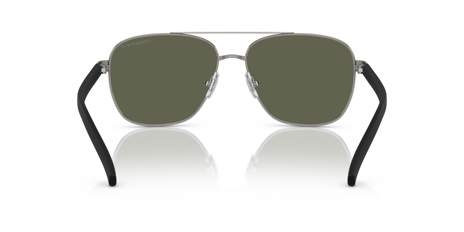 Arnette Walvis AN3087 756/9A-59 Gunmetal w Black / Green Polarised Lenses