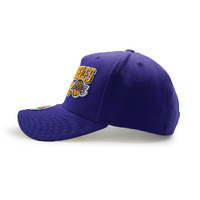 Mitchell & Ness Classic Red Los Angeles Lakers NBA Interlocked Purple OSFM MNLL23022