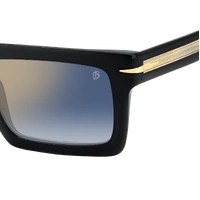 David Beckham DB 7126/S 2M2 1V 51 Black Gold / Black Gradient Gold Mirror Lenses