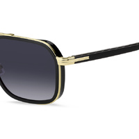 Hugo Boss BOSS 1724/S 2M2 9O 55 Black Gold / Dark Grey Gradient Lenses
