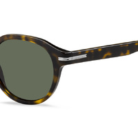 Hugo Boss BOSS 1721/S 086 QT 50 Havana / Green Lenses