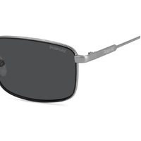 Polaroid PLD 6227/S/X SVK M9 56 Matte Ruthenium Black / Grey Polarised Lenses