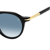 David Beckham DB 1171/S 2M2 08 50 Black Gold / Dark Blue Gradient Lenses