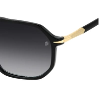 David Beckham DB 1172/S 2M2 9O 59 Black Gold / Dark Grey Gradient Lenses