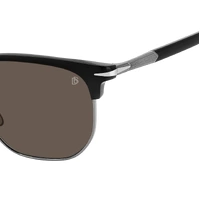 David Beckham DB 1176/G/S ANS IR 54 Black Dark Ruthenium / Grey Lenses