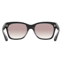 Under Armour UA Dime 08A NQ 55 Black Grey / Brown Gradient w Silver Mirror Lenses