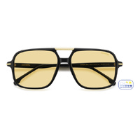 Carrera 350/S 71C UK 58 Black Yellow / Yellow Photochromic Lenses