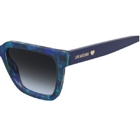 Moschino Love MOL087/S PJP 9O 55 Blue / Dark Grey Gradient Lenses