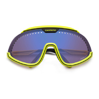Carrera C Sport 01/S 4CW ZS 99 Yellow Black / Blue Mirror Lenses