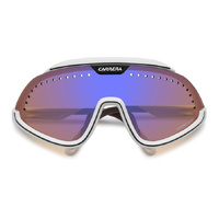 Carrera C Sport 01/S 6HT ZS 99 Matte White / Blue Mirror Lenses